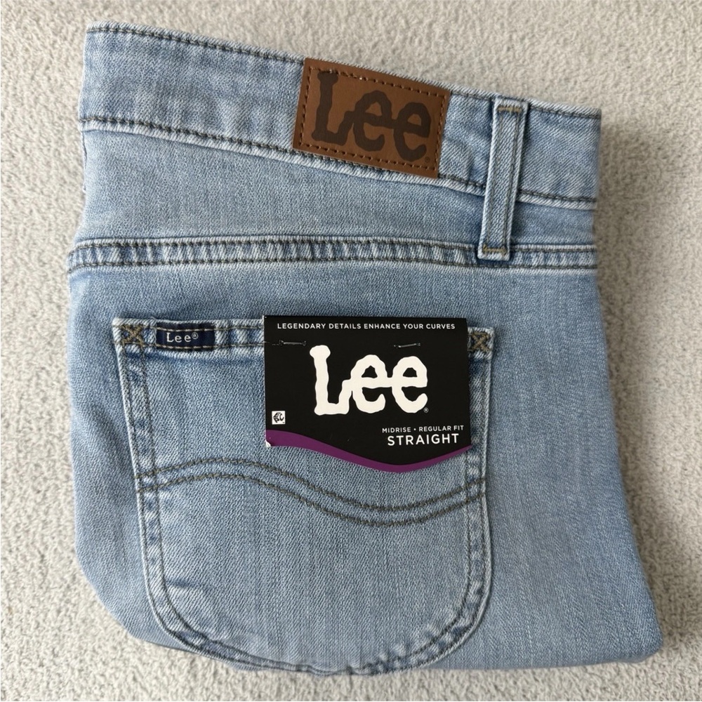 Lee Women's Straight Leg Jeans - Light Blue